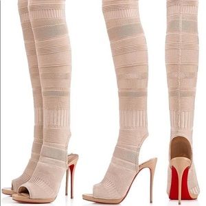 Christian Louboutin Over-the-knee cheminetta boot